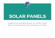 SOLAR PANELS - Cuyahoga Community College...Solar panels are long lasting and little repair work is necessary. Solar panels stay relatively clean, which is very important for them