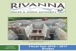 RivannaPump Station and Tunnel Project - Rivanna Authorities€¦ · 11 -Urban Water Rate Revenue Analysis 63 12 -Urban Wastewater Rate Revenue Analysis 64 FY 2017 Adopted Budget