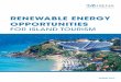 RENEWABLE ENERGY OPPORTUNITIES...Sea water air conditioning (SWAC Solar photovoltaic (PV ... cost-effective, with attractive payback periods The case studies show a range of less than
