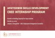 APATISIIWIN SKILLS DEVELOPMENT CREE INTERNSHIP PROGRAM€¦ · §Internship could be off-territory, if internship opportunity is not available in Eeyou Istchee. APPLICATION PROCESS
