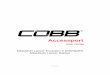 Accessport - Vivid Racing · 2020-04-18 · Accessport Installation ... There is no guarantee expressed or implied by COBB Tuning or any of its affiliates for the use of the Accessport