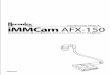 iMMCam AFX150 InstructionManual - Recordex USA · This product is intended for use in a commercial, industrial or educational setting and environment. It is not intended for residential