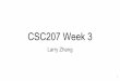 CSC207 Week 3ylzhang/csc207/files/lec03.pdf · Announcements Readings will be posted before the lecture Lab 1 marks available in your repo 1 point for creating the correct project