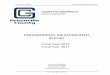 PERFORMANCE MEASUREMENT REPORT - …...PERFORMANCE MEASUREMENT REPORT Fiscal Year 2016 Fiscal Year 2017 County of Greenville 301 University Ridge Greenville, SC 29601 Fiscal Years