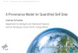 A Provenance Model for Quantified Self Data A Provenance Model... · 2017-01-11 · A Provenance Model for Quantified Self Data Andreas Schreiber Department for Intelligent and Distributed