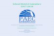 School District Calendars 2017 2018 - paec.orgmy.paec.org/UserFiles/Servers/Server_82033/File/About us...JULY 2017 Mon Tue Wed Thu Fri 3 4 Independence Day -Franklin, Gulf, Holmes,