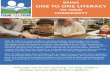 RING ONE TO ONE LITERAY - Decoda Literacy Solutions · activity timelines, book lists, and other helpful tips and resources Trainer’s manual with Power Point presentation, video,