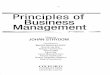 Principles of Business Management - Central Library · 1.6.1 The expectations of business-related stakeholders 14 1.6.2 The expectations of opinion-related stakeholders 15 1.6.3 The