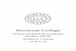 Montreat College€¦ · Montreat College . School of Adult & Graduate Studies (AGS) Academic Catalog . 2018-2019