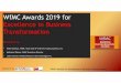 WfMC Awards 2019 for Excellence in Business Transformationbusinesstransformationawards.org/images/WFMC BT... · the implementation of the ‘Electronic File’ generating a direct