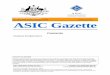 Commonwealth of Australia Gazette Published by ASIC ASIC … · 2009-10-23 · benchmark advisory services pty ltd 106 302 676 benniville pty ltd 126 886 342 bergonzi pty. ltd. 010