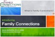 introducing Family Connections - New York€¦ · 1 OUTLINE for Today •How was the model ... Comprehensive Family Assessment Process CFA Product 11 •Target Population Families