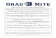 GRAD NITE - Burbank Unified School District · 2020-01-23 · • Self-defense or restraining devices (e.g., pepper spray, mace). • Glass containers of any size or type including
