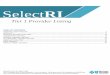 Provider List 2014.11.14 V8 - Blue Cross Blue Shield of RI Provider List_11.1… · This is a summary of Tier 1 SelectRI providers. It is not a contract. For the most current Tier