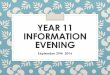 Year 8 Information Evening - Maplesden NoakesExam Preparation. Mocks are really important. Treat them like the real thing. Mock Dates: 22nd November-5th December. Learn from your mocks
