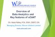Overview of Data Analytics and Key features of eCAAT€¦ · Watch Videos on Data Analytics & eCAAT 1. Introduction to Data Analytics 2. Overview of eCAAT –Data Analytics Software