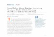 IASP AUTHORS DĒMOS AUTHORS T “Racial wealth Debt_More Equity.pdfLess Debt, More Equity: Lowering Student Debt While Closing the Black-White Wealth Gap Summary & Key Findings T he