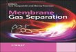 Membrane Gas Separation - Surfx Technologies · 2016-10-13 · 2 Gas Permeation Parameters and Other Physicochemical Properties of a Polymer of Intrinsic Microporosity (PIM-1) 29