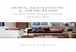 SOFA, SECTIONAL & ARMCHAIR - Pottery Barn · 2020-06-01 · Love Seat 62.5" x 36" x 35" h (159 x 91 x 89 cm) Sofa Armchair . UPHOLSTERED & SLIPCOVERED COLLECTIONS Sofa with Reversible