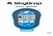 ½ SkyDrop - SkyBean · SkyDrop – combined GPS ... 1.2. Sink threshold defines the negative vertical speed level when sound is activated (in 0.1m/s steps). 1.3. Units can be metric