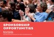 SPONSORSHIP OPPORTUNITIES ... of film, while supporting emerging artists and inspiring the next generation
