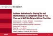 Audience Motivations for Sharing Dis-and Misinformation: A ... Approaches to...2019/10/04 Comparative Approaches to Disinformation Workshop | Harvard University 8. News sharing §A