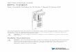 RTI-12301 Getting Started Guide - National Instruments · 2018-10-18 · Installing the RTI-12301 CTS OR ARDS OR CABLES TEM IS ENERGIZED. TRIG 0 CT +24V 720W MAX SPD 11 12 10 9 8