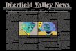B1 Deerfield Valley News THE · B1 Deerfield Valley News THE Deerfield Valley News • PO Box 310 • West Dover, VT 05356. 1/25/2019 4:48:45 PM 