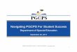 Navigating PGCPS For Student Successsecacpg.org/wp-content/uploads/SECAC-September... · questions related to your child’s Individualized Education Program (IEP): ... • Monthly