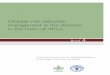 Disaster risk reduction management in the drylands in the Horn of … · 2014-02-20 · Disaster risk reduction management in the drylands in the Horn of Africa 1 Executive summary