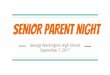 SENIOR PARENT NIGHT - WordPress.comgwhscollegeblog.files.wordpress.com/2017/09/senior-parent-night-2017.pdf1 unit of Personal Finance Advanced Diploma 4 units of English 4 units of