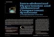 Intra-abdominal Hypertension and Abdominal Compartment ...€¦ · intra-abdominal hypertensiona Grade I II III IV Intra-abdominal pressure, mm Hg 12-15 16-20 21-25 ≥25 a Based