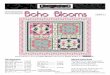 Boho BloomsBoho Blooms - Henry Glass Fabrics · Just Color! - Lipstick 1351-Lipstick Bunny Panel - Multi 4966P-17 Paisley - Blue 4967-17 Tossed Bunnies - Pink 4969-27 Tossed Floral