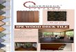 IPE WOOD DECK TILEcoverdeck.com/wp-content/uploads/2018/02/IPE-Wood.pdf · IPE WOOD DECK TILES can be installed over any hard surface including existing decks. Installation on roof