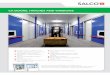 CA DOORS, HATCHES AND WINDOWS - Salco b.v. · For this, Salco developed a gastight refrigeration door with the unique, patented inflatable sealing system. ULO stands for Ultra Low