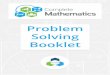 Problem Solving Booklet - camrose.harrow.sch.uk 16-1… · Number 7 10 Total of 5 11 Chessboard Squares 12 Consecutive Sums 13 Ducks, Wolves and Elephants 14 How Many Sweets? 15 Population