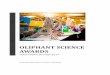 Sir Mark Oliphant · 2017-07-06 · The Oliphant Science Awards enable students to explore science and technology through: !! Inquiry and investigation !! Innovation !! New technologies
