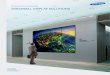 Samsung Commercial Displays VIDEOWALL DISPLAY SOLUTIONS · of retail environment. Boutiques and specialty retailers can create stunning videowalls with artistic designs and shapes
