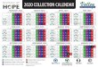 2020 COLLECTION CALENDAR - Hope · 2020 COLLECTION CALENDAR RECYCLE ORGANICS/ TRASH GLASS Green Waste. Created Date: 1/14/2020 3:28:42 PM 