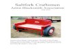 Artist-Blacksmith Association · 2014-07-09 · Saltfork Craftsmen Artist-Blacksmith Association July 2014 Member Don Shunk’s latest project. The back is the tail gate from a 1937