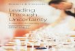 Leading Through Uncertainty - UKHospitality · 2015-05-04 · The CEO from one leading hospitality business said “hospitality is the Cinderella sector, although we never get to