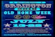JULY H13-22 H · H13-22 H OLD HOME WEEK ** * 22001188 Northeastern Primitive Rendezvous at Wiswell Farm Big Parade • SedgeunkeDUCK Regatta • Operation Christmas Child Orrington