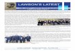 LAWSON’S LATEST€¦ · polo shirts and sloppy joes, and the crew neck jumper and fleecy jacket and purchase the new shirts and jumpers as required. More come dressed in new uniform