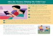 After the Trauma: Helping my Child CopeDo: Keep up with regular meal and bed times for you child. If sleep is a problem for your child, try a bedtime story and a favorite stuﬀed
