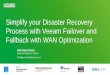 Simplify your Disaster Recovery Process with Veeam ... Recovery... · Simplify your Disaster Recovery ... Veeam Basics: 3-2-1-0 rule ... Veeam has your recovery needs covered! Recovery