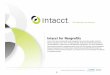 Intacct for Nonprofits - The NonProfit Times · integrate Intacct with other company systems, such as its existing Sugar CRM and osCommerce e-commerce applications, giving Great Books