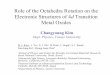 Role of the Octahedra Rotation on the ... - U of T Physicsybkim/KIAS_APCTP/cykim.pdf · Role of the Octahedra Rotation on the Electronic Structures of 4d Transition Metal Oxides B