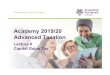 Academy 2019/20 Advanced Taxation...• Chattels : Antiques including Paintings, Jewelery etc • Options/debts (not original creditor) • Currency ( Not Euro) • And Sale/Gift must