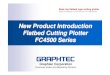 New Product Introduction Flatbed Cutting Plotter FC4500 Series · The FC4500 series plotters feature reverse-side cutting and creasing functions to prevent traces of the creasing