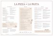 LE C U C I N E LA PIZZA LA PASTA - Eataly...2019/01/10  · LA PIZZA & LA PASTA LE C U C I N E di E A T A L Y Pasta Secca Afeltra pasta made in Gragnano, Napoli; served al dente The